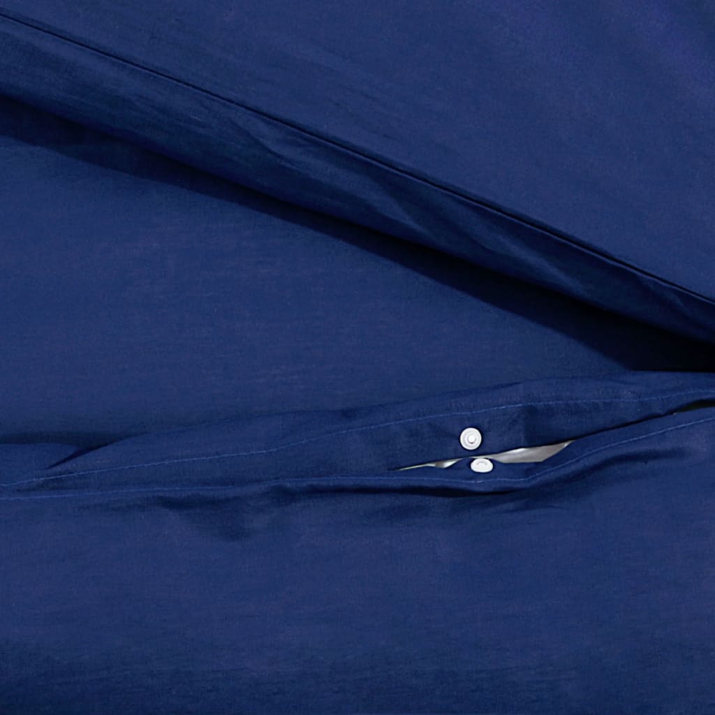 Dekbedovertrekset 200X200 Cm Microvezel Marine Blauw