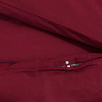 Dekbedovertrekset Lichtgewicht 135X200 Cm Microvezel Bordeaux Rood