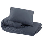 Dekbedovertrekset 260X220 Cm Katoen Kleurig Antraciet