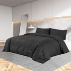 Dekbedovertrekset 240X220 Cm Katoen Zwart