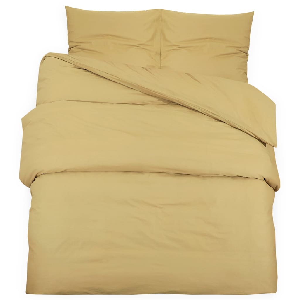 Dekbedovertrekset 135X200 Cm Katoen Taupe