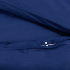 Dekbedovertrekset 135X200 Cm Katoen Marine Blauw