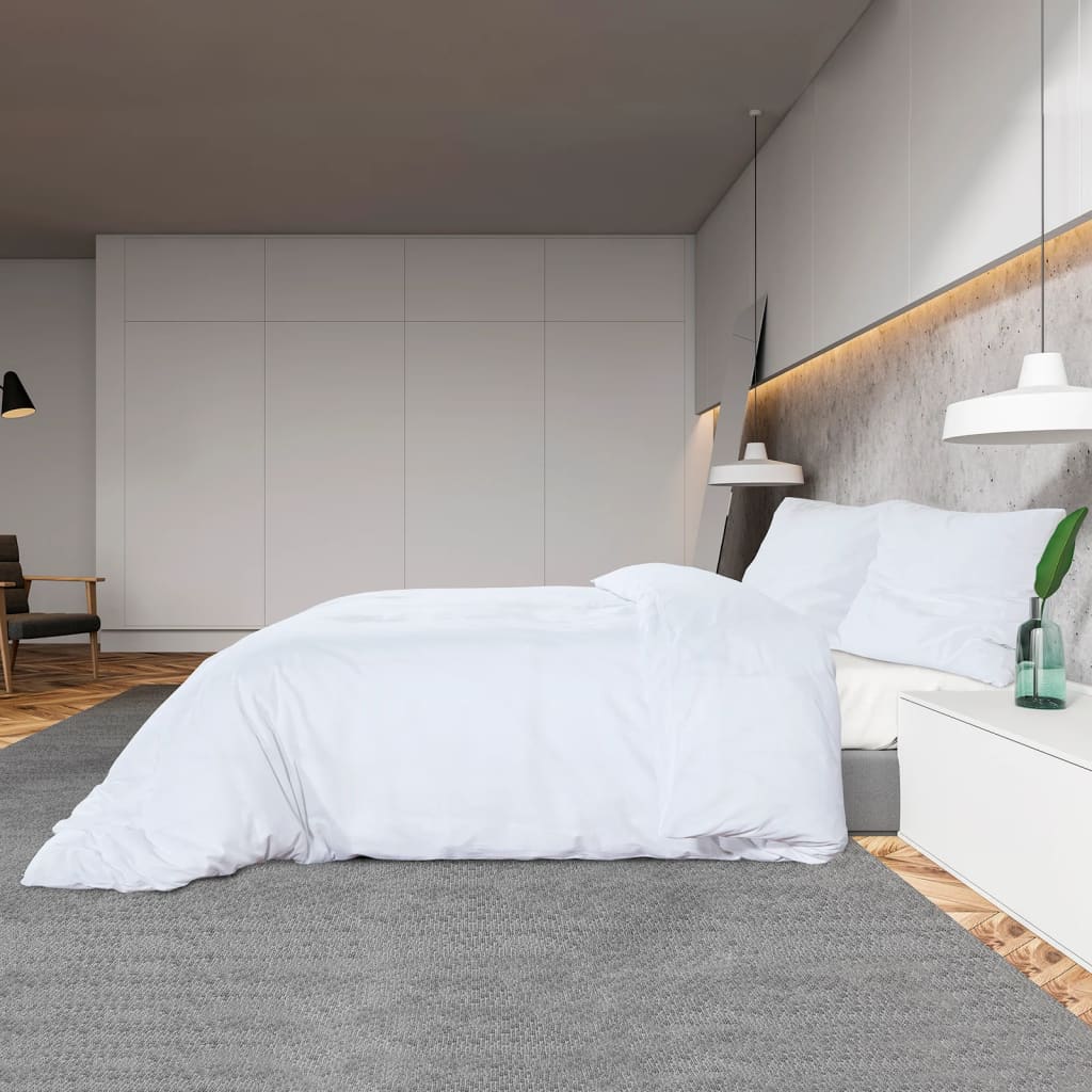 Dekbedovertrekset 225X220 Cm Katoen Wit