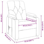 Fauteuil Verstelbaar Stof