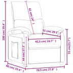 Fauteuil Verstelbaar Stof