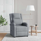 Fauteuil Verstelbaar Stof Zwart