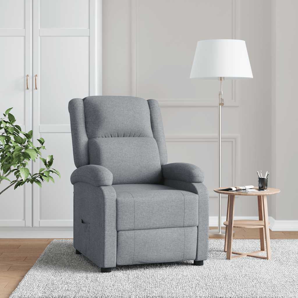 Fauteuil Verstelbaar Stof Zwart