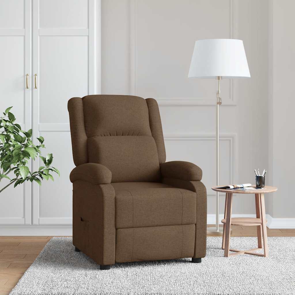 Fauteuil Verstelbaar Stof Zwart