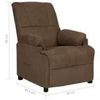 Fauteuil Verstelbaar Microvezelstof