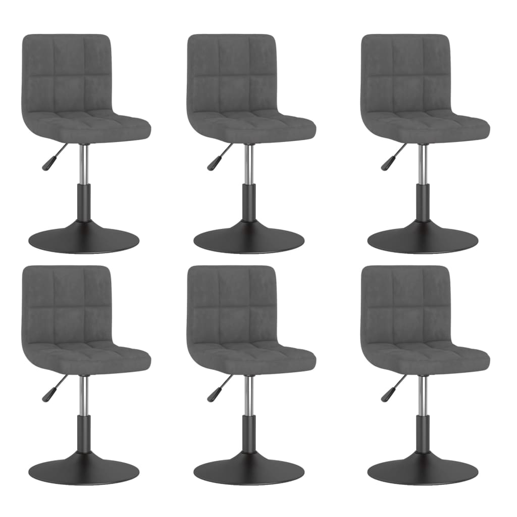 Eetkamerstoelen Draaibaar Fluweel