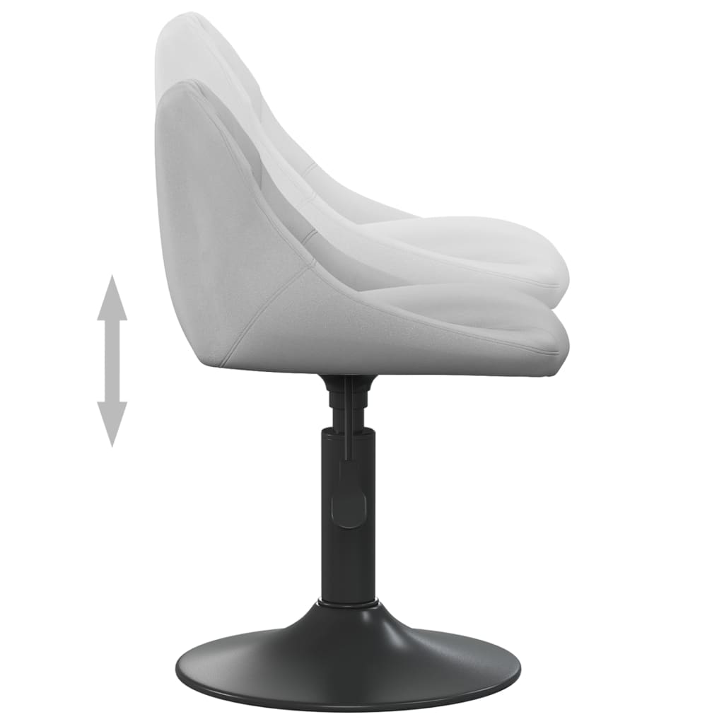 Eetkamerstoelen Draaibaar Fluweel