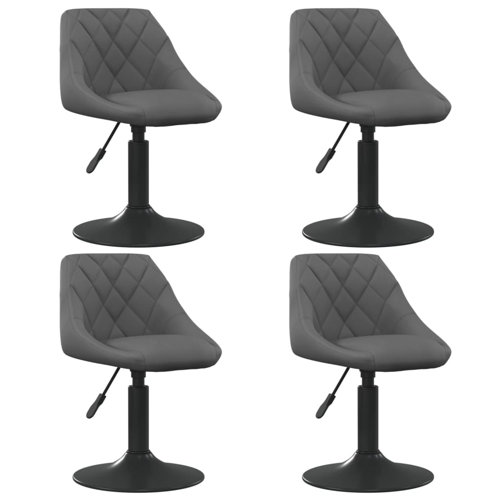 Eetkamerstoelen Draaibaar Fluweel