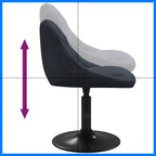 Eetkamerstoelen Draaibaar Fluweel