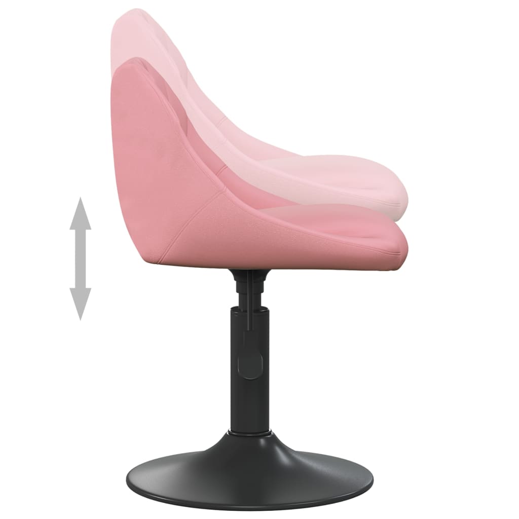 Eetkamerstoelen Draaibaar Fluweel