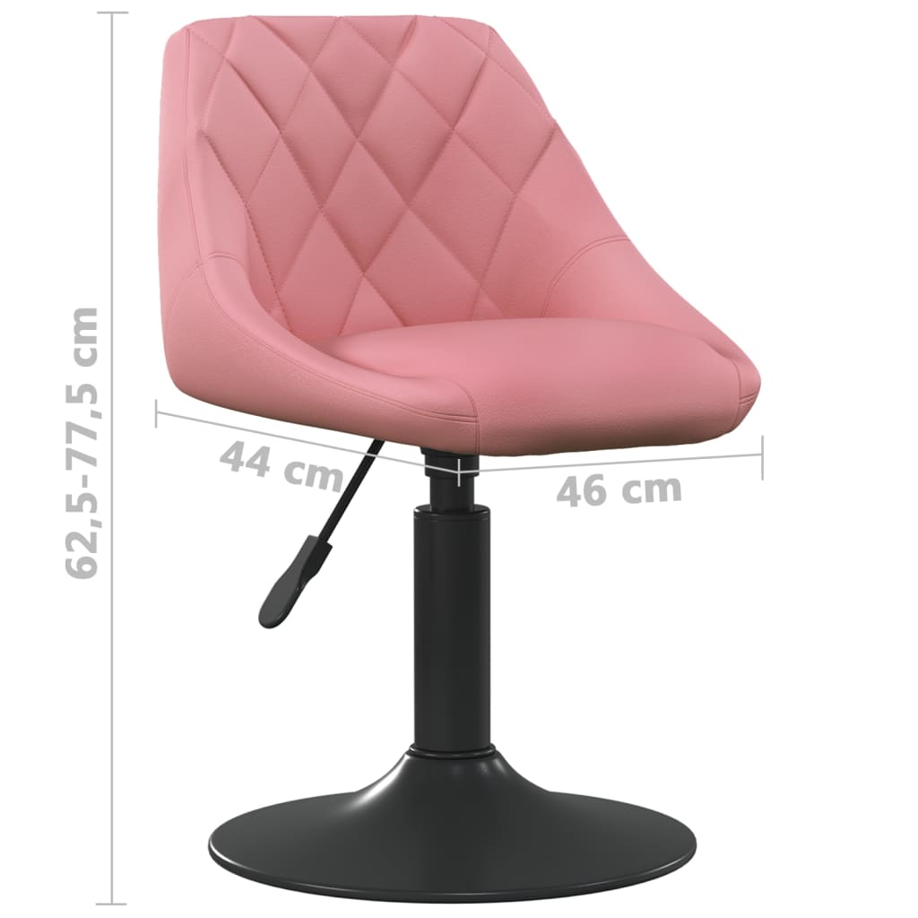 Eetkamerstoelen Draaibaar Fluweel