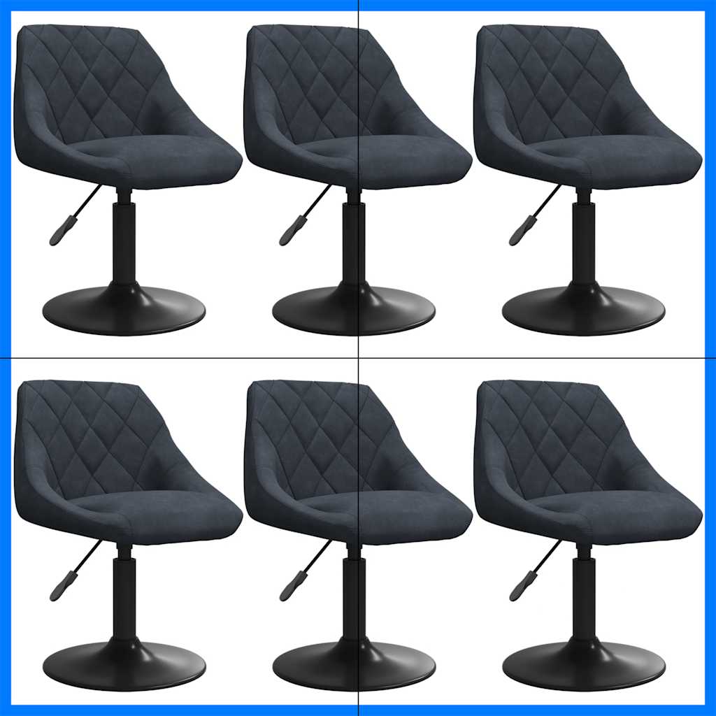 Eetkamerstoelen Draaibaar Fluweel