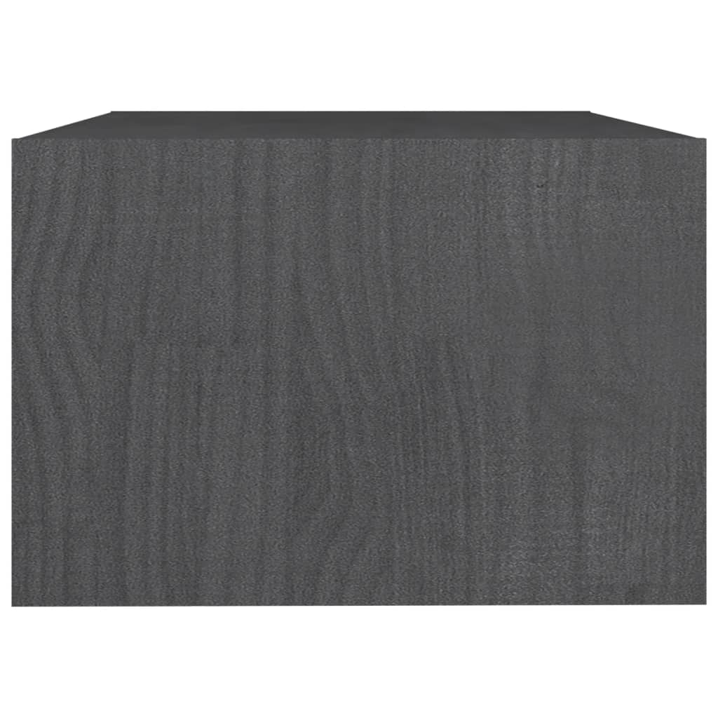 Salontafel 75X50X33,5 Cm Massief Grenenhout