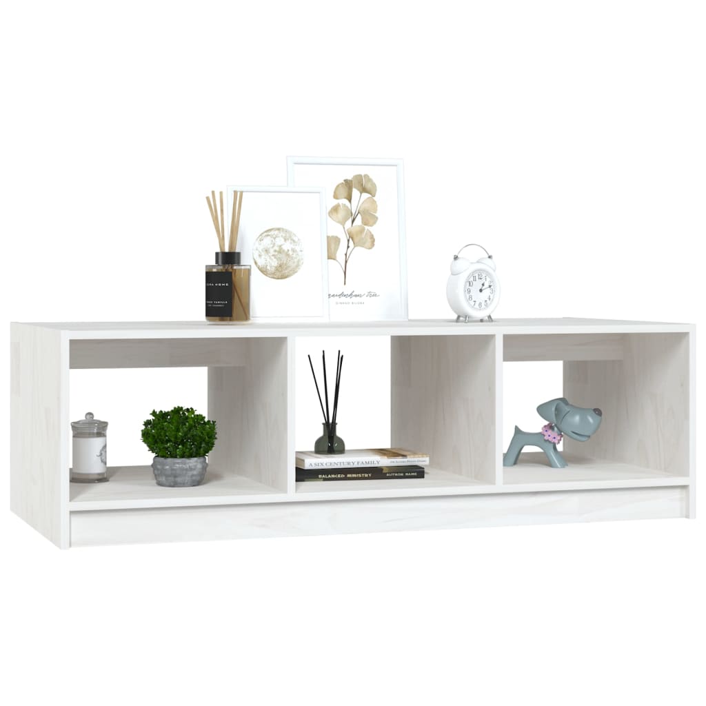 Salontafel 110X50X34 Cm Massief Grenenhout