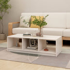 Salontafel 110X50X34 Cm Massief Grenenhout