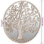 Tuinspiegel Rond 60X2,5 Cm Ijzer Kleurig