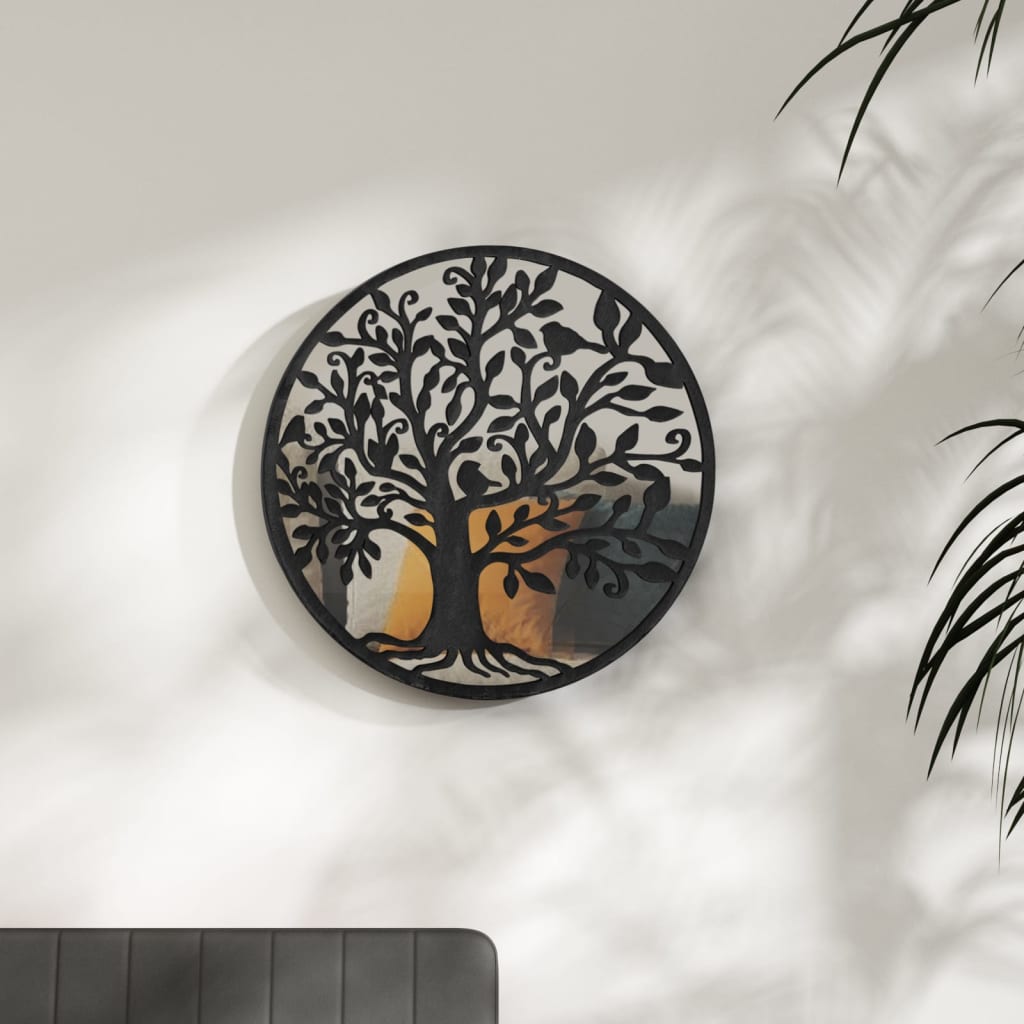 Spiegel Rond 60X2,5 Cm Ijzer Kleurig