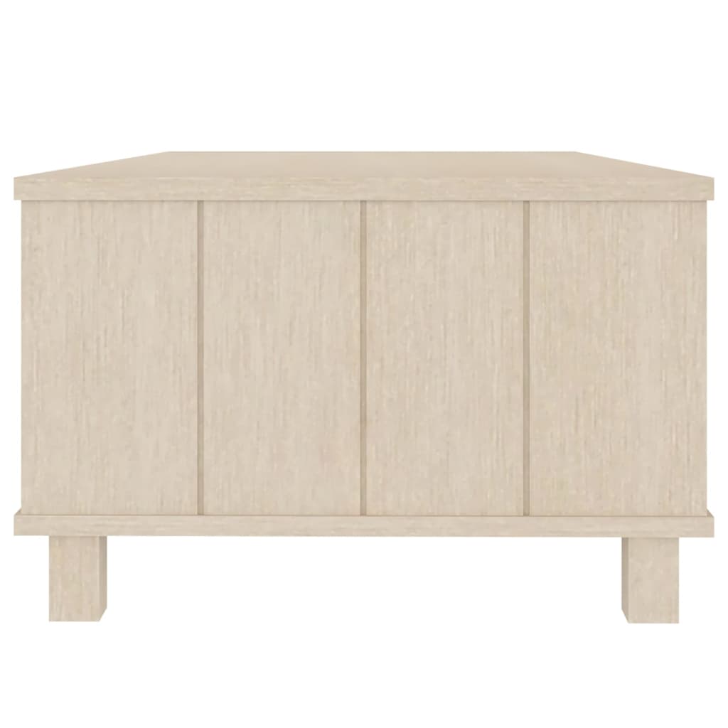 Salontafel Hamar 100X55X35 Cm Massief Grenenhout