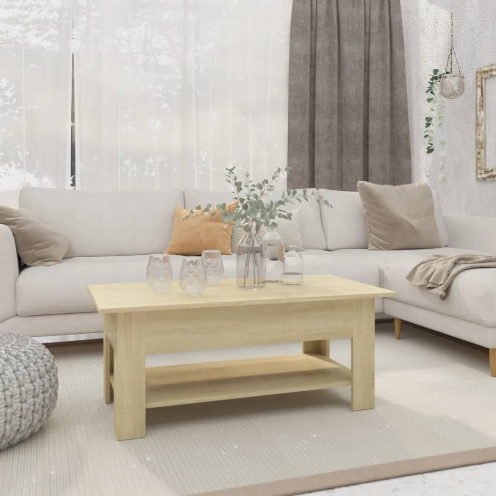 Salontafel Bewerkt Hout