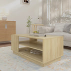Salontafel Bewerkt Hout Kleurig