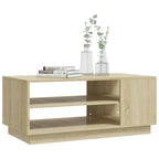 Salontafel Bewerkt Hout Kleurig