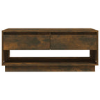 Salontafel 102,5X55X44 Cm Bewerkt Hout Kleurig