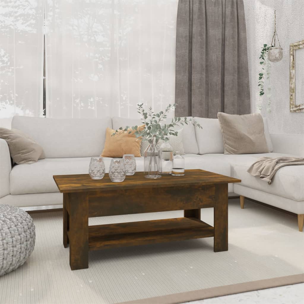 Salontafel Bewerkt Hout