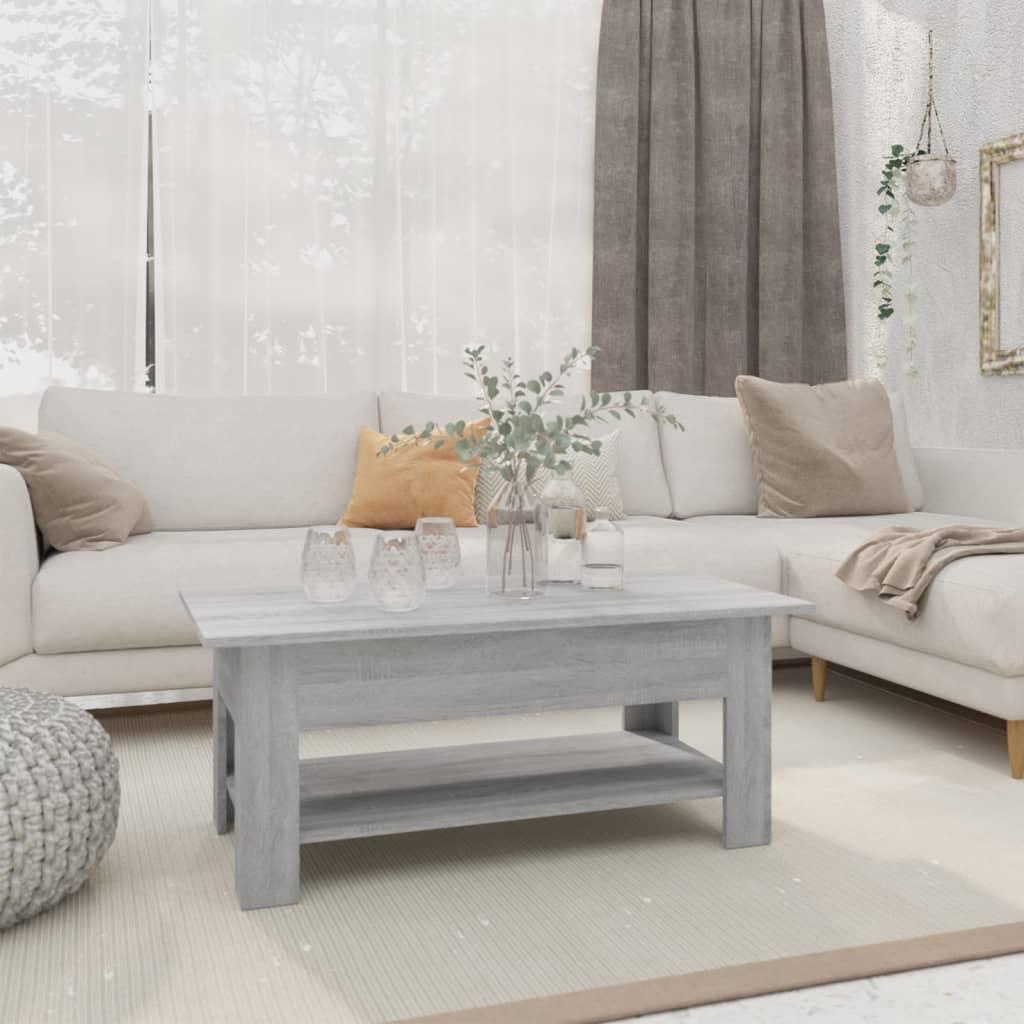 Salontafel Bewerkt Hout