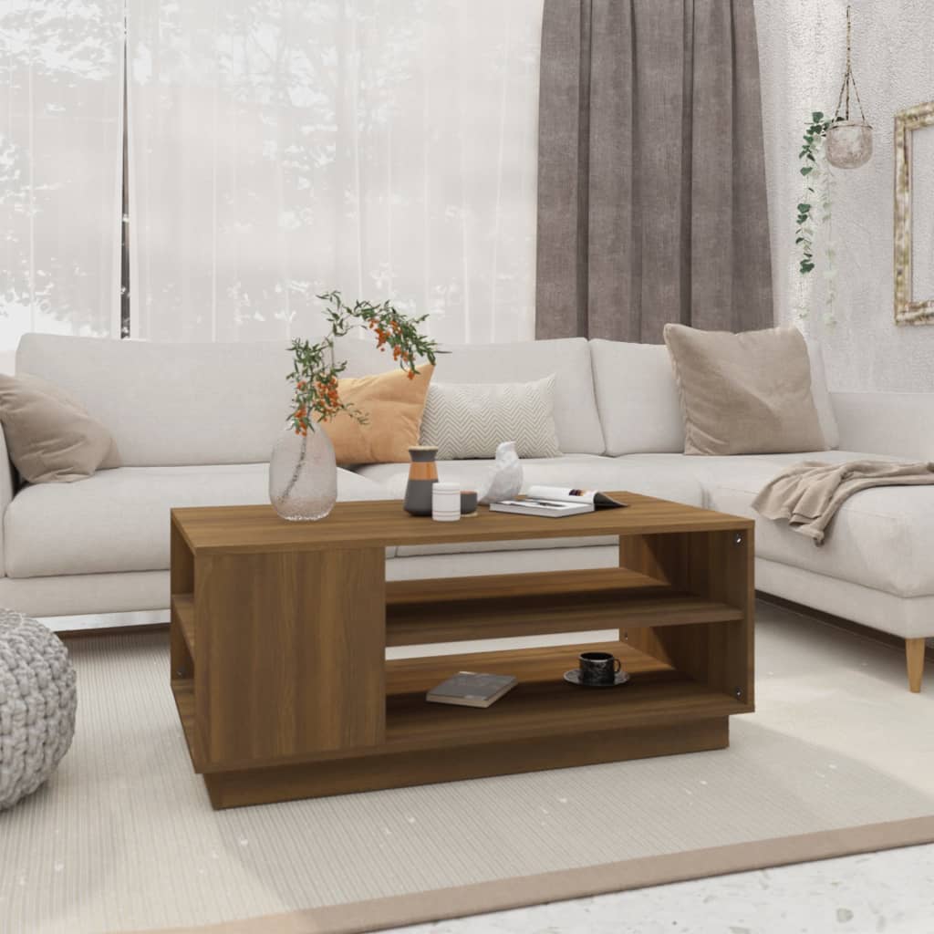 Salontafel Bewerkt Hout