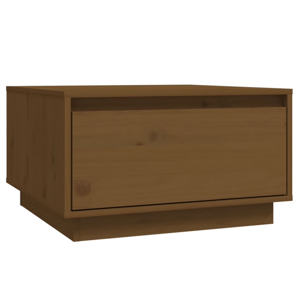 Salontafel 55X56X32 Cm Massief Grenenhout