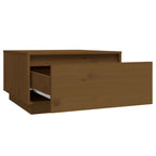 Salontafel 55X56X32 Cm Massief Grenenhout