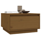 Salontafel 55X56X32 Cm Massief Grenenhout