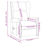Fauteuil Verstelbaar Stof