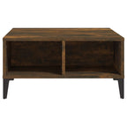 Salontafel 60X60X30 Cm Bewerkt Hout Kleurig