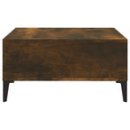 Salontafel 60X60X30 Cm Bewerkt Hout Kleurig