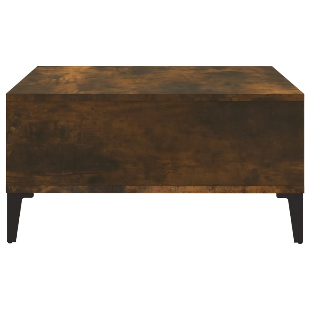 Salontafel 60X60X30 Cm Bewerkt Hout Kleurig