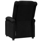 Fauteuil Verstelbaar Stof Zwart