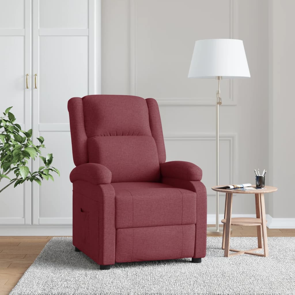 Fauteuil Verstelbaar Stof Zwart