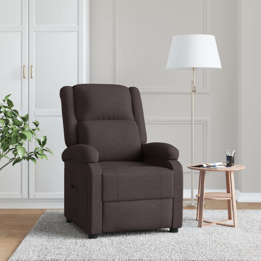 Fauteuil Verstelbaar Stof Zwart