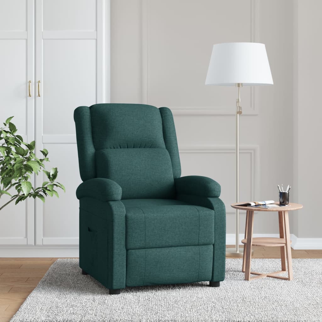 Fauteuil Verstelbaar Stof Zwart