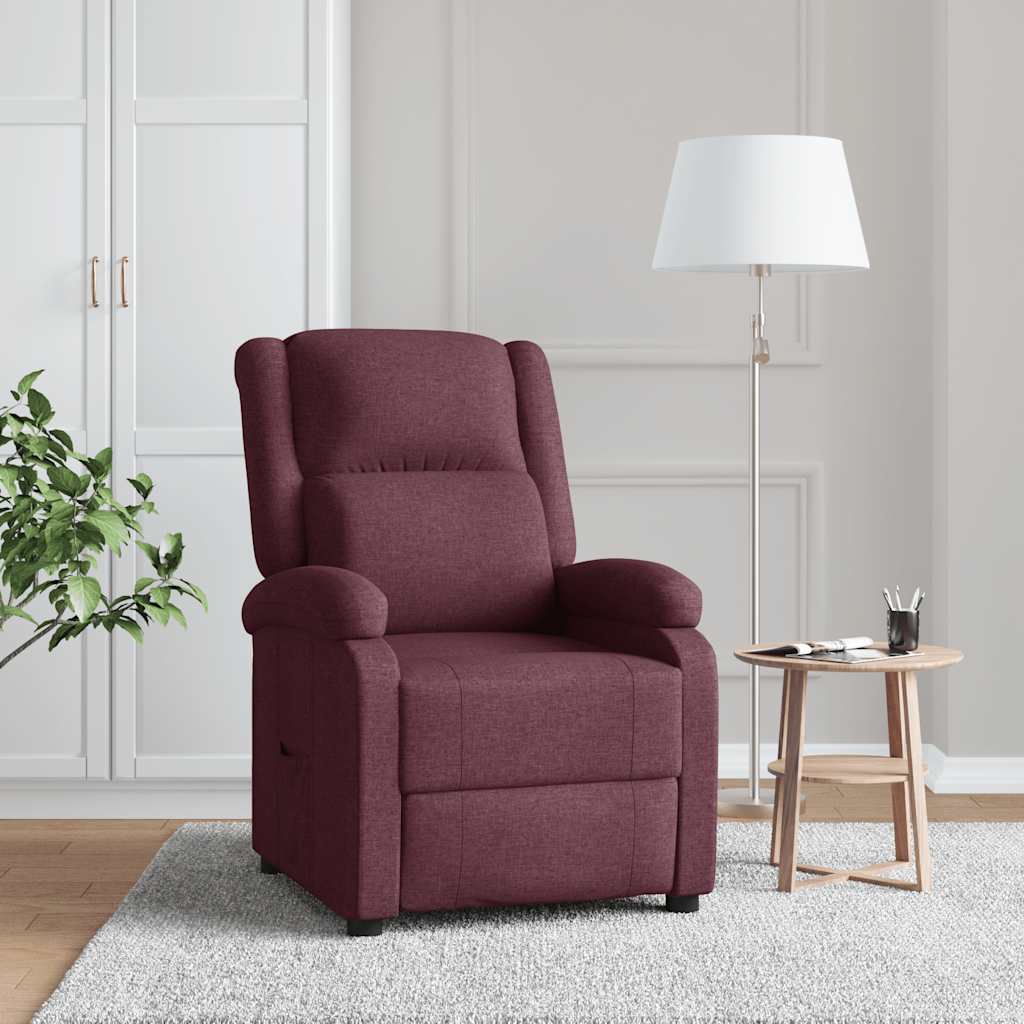 Fauteuil Verstelbaar Stof Zwart