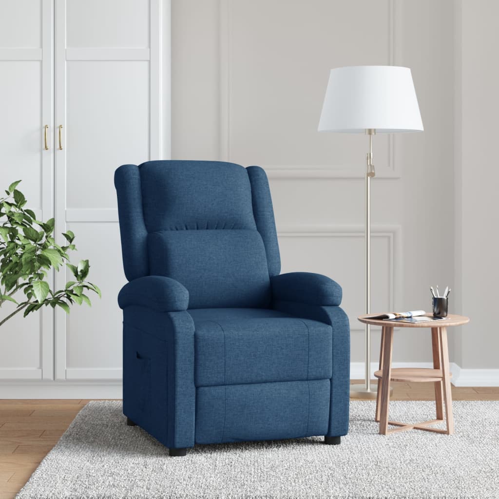 Fauteuil Verstelbaar Stof Zwart