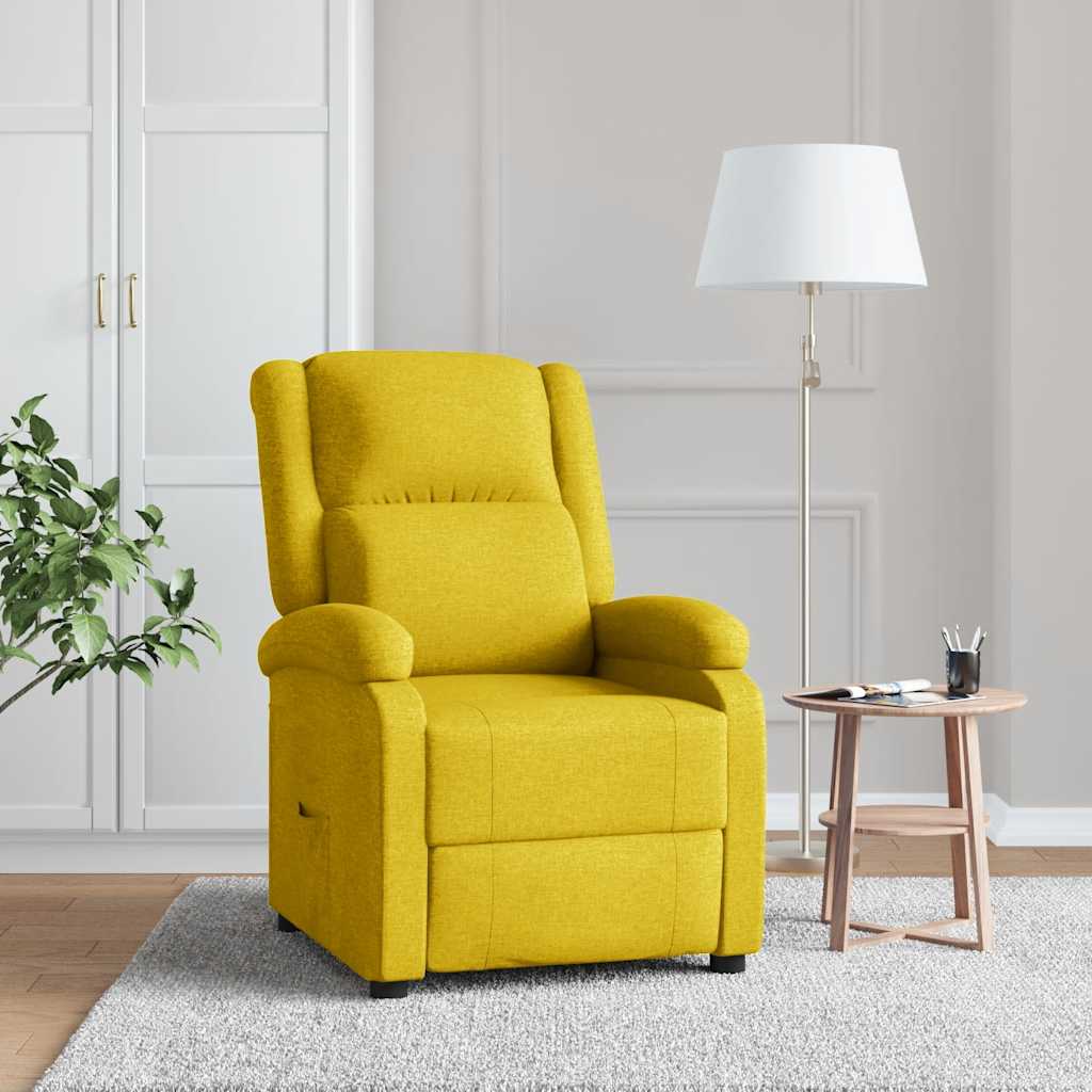 Fauteuil Verstelbaar Stof Zwart
