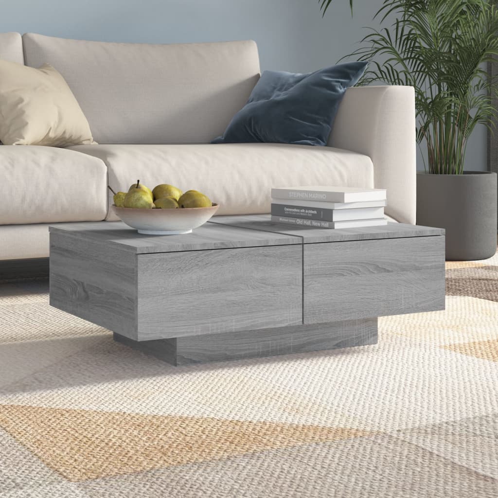 Salontafel Bewerkt Hout Eikenkleurig