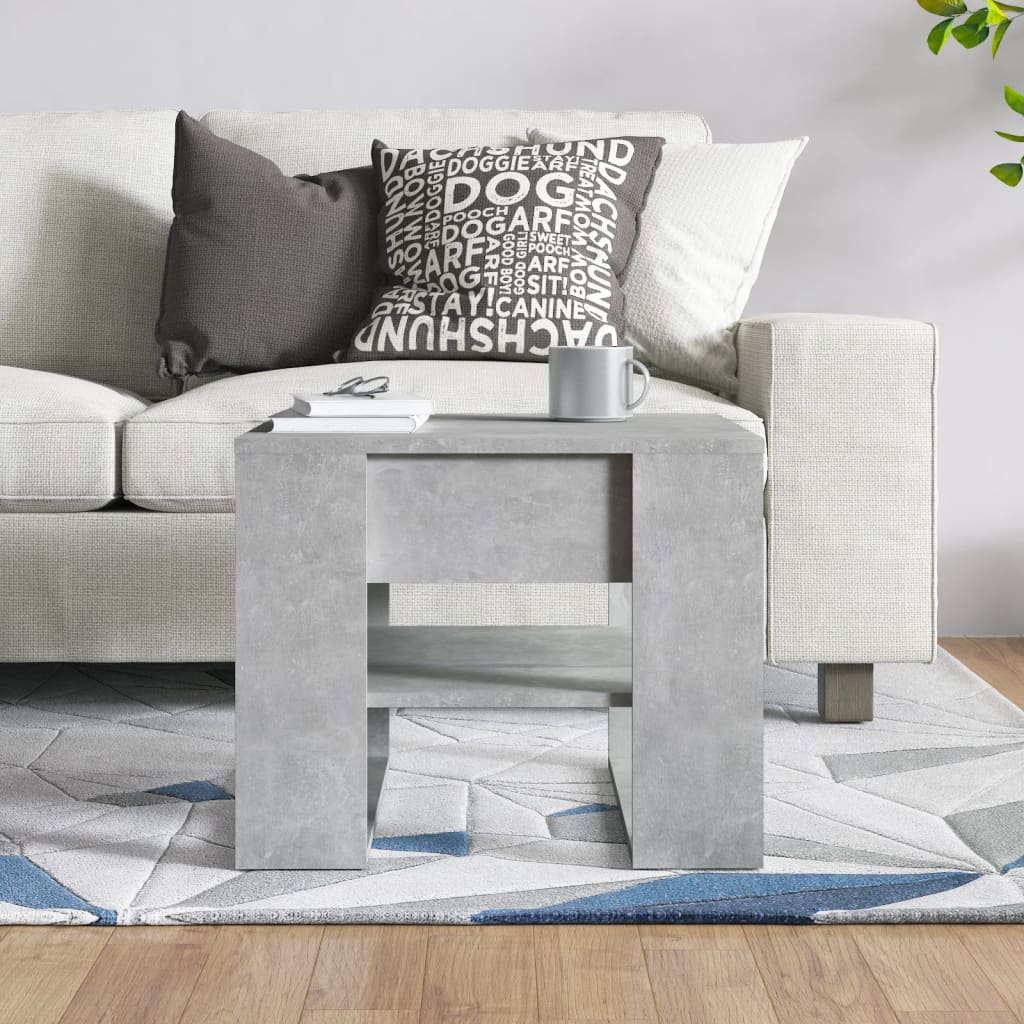 Salontafel 55,5X55X45 Cm Bewerkt Hout