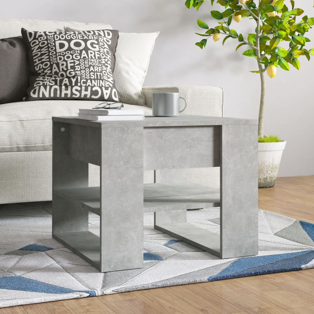 Salontafel 55,5X55X45 Cm Bewerkt Hout